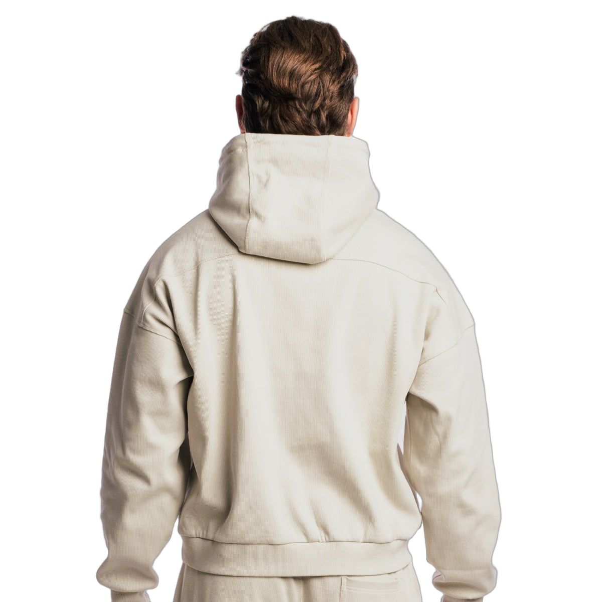 GymBeam Felpa uomo Aura oversize con cappuccio Grey