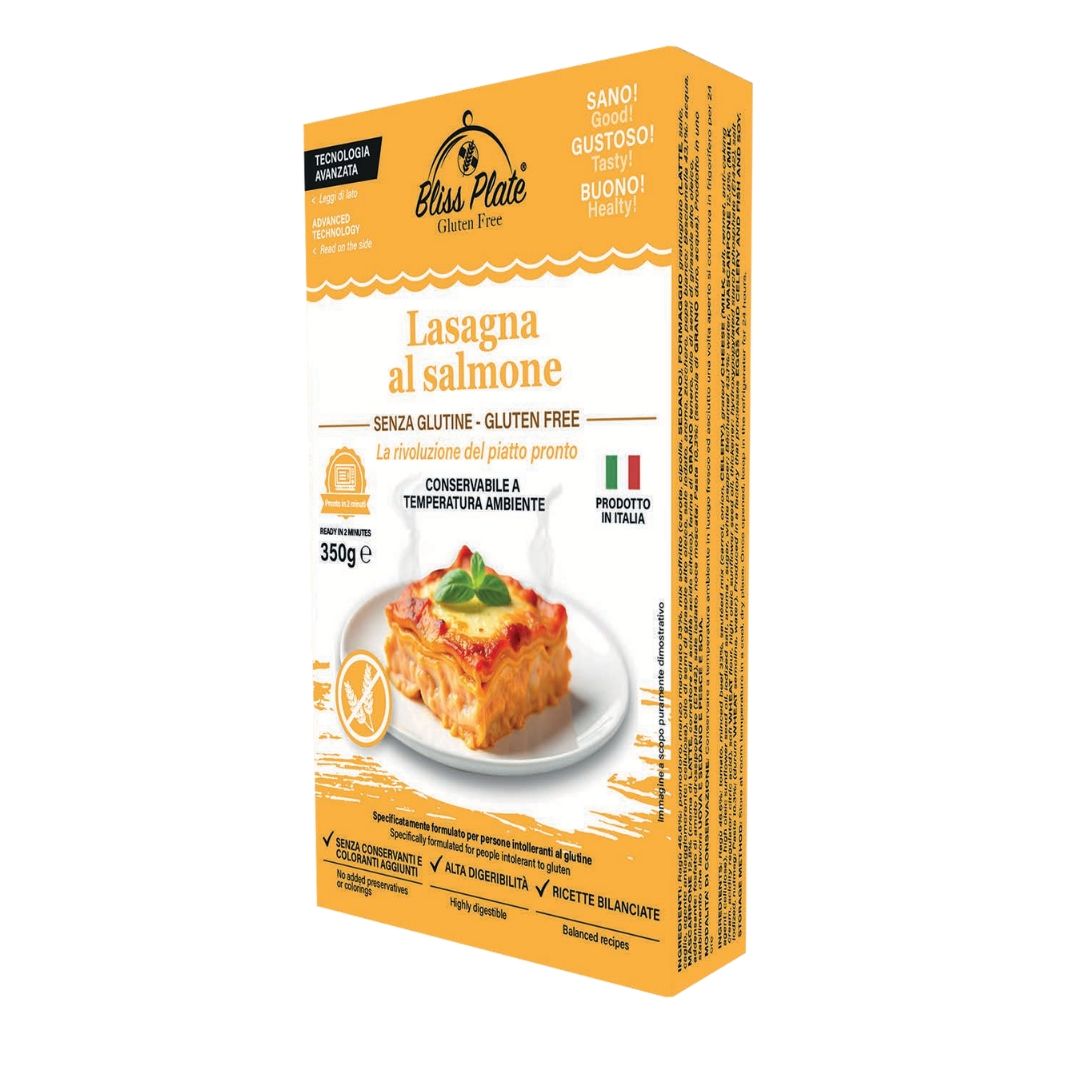 Lasagna Salmone Senza Glutine - Bliss Plate