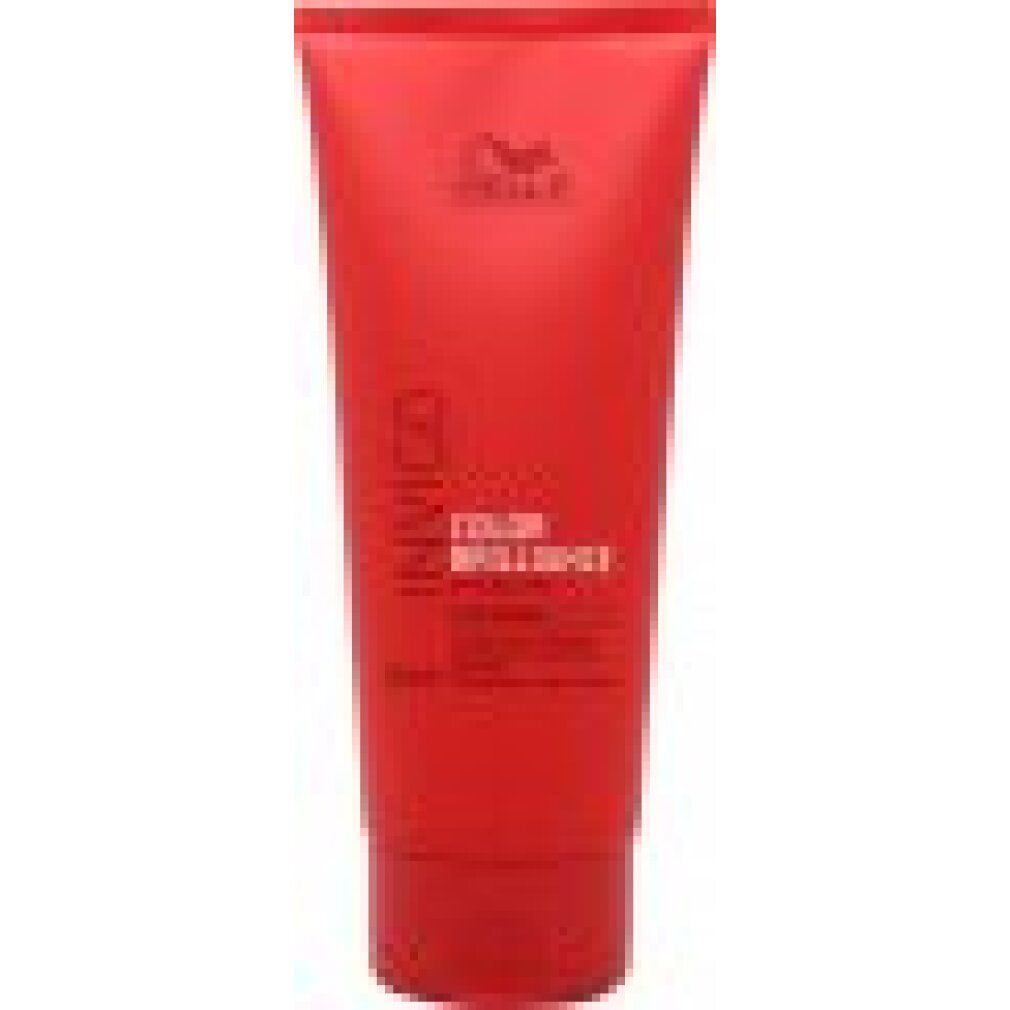 Tubo rosso Wella Invigo Color Brilliance. Testo: Balsamo per capelli fini. 200 ml.