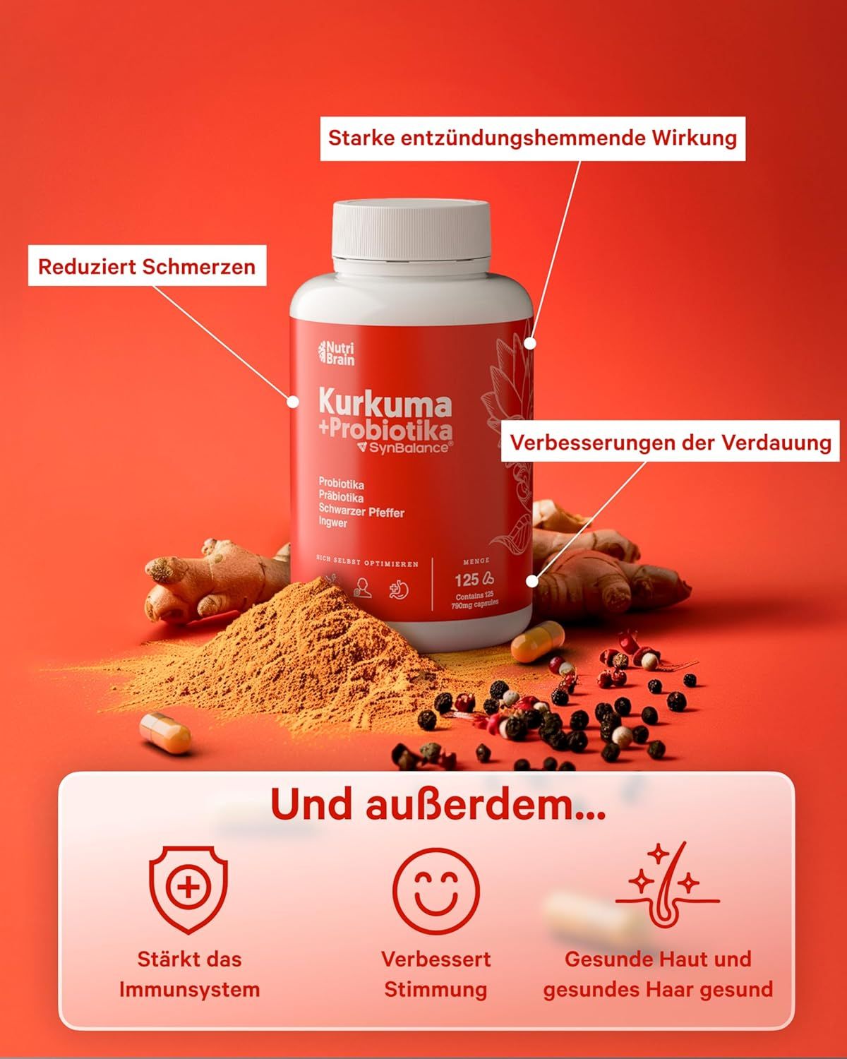 NUTRIBRAIN Capsula di Curcuma