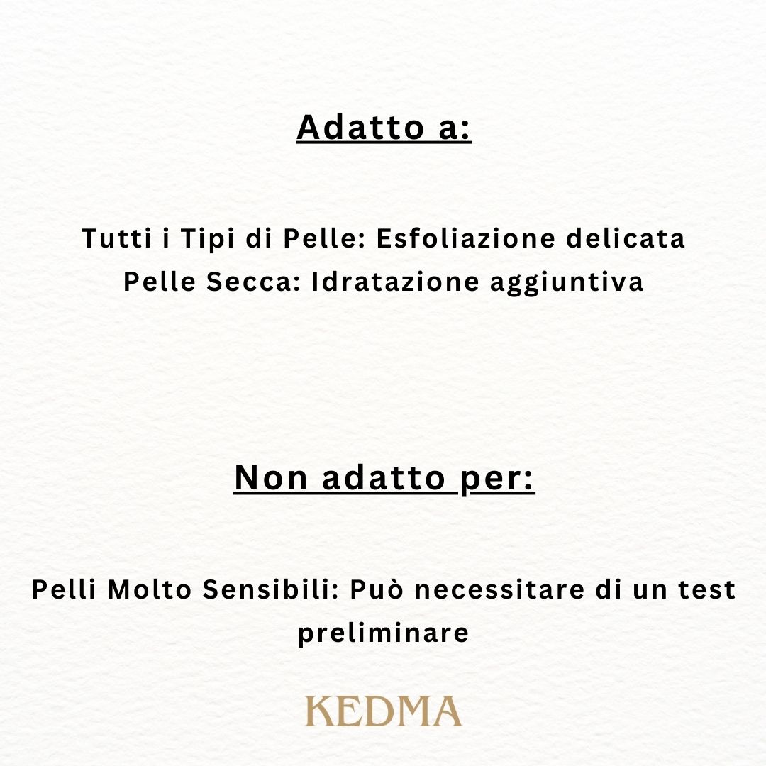 Kedma - Maschera Esfoliante per il Viso con Minerali del Mar Morto