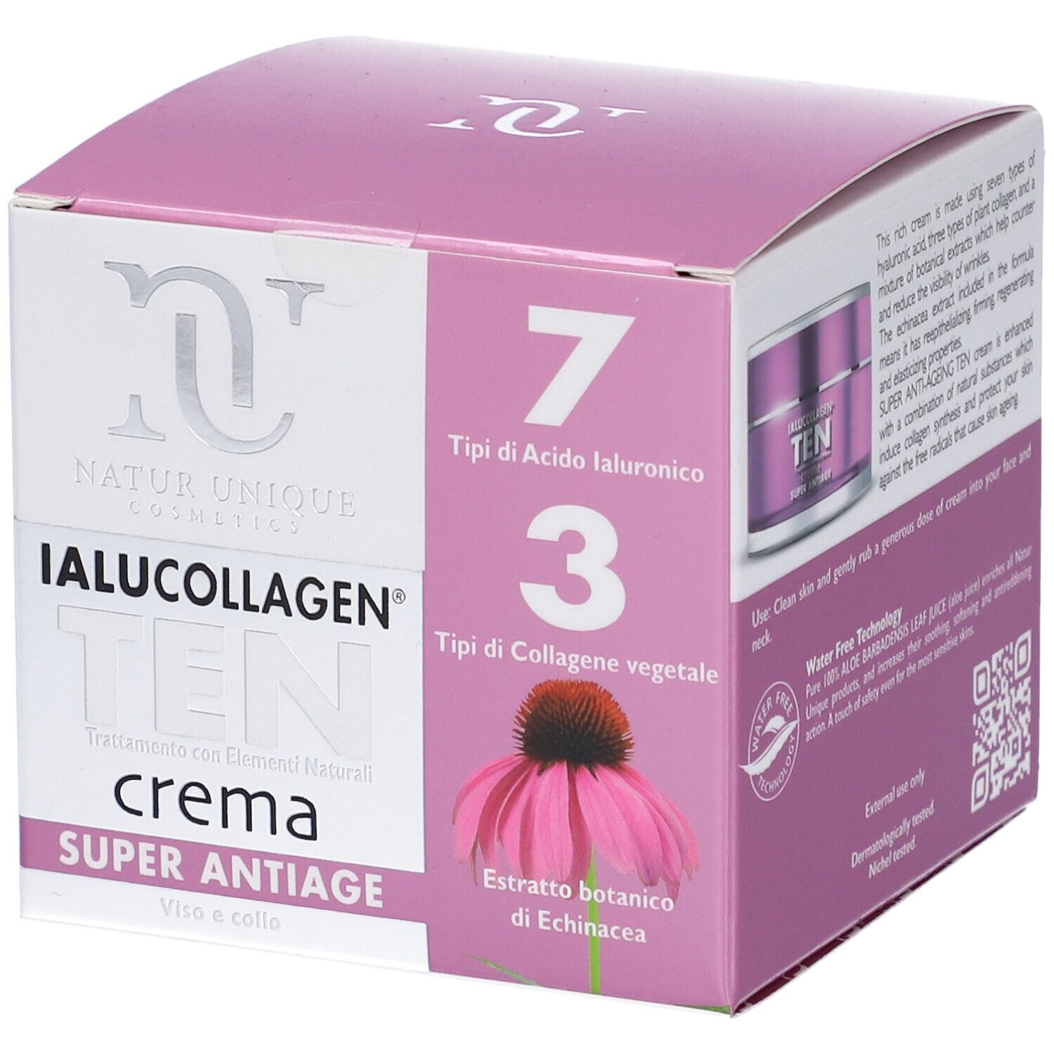 Natur Unique Ialucollagen Ten Cream Viso Super Antiage