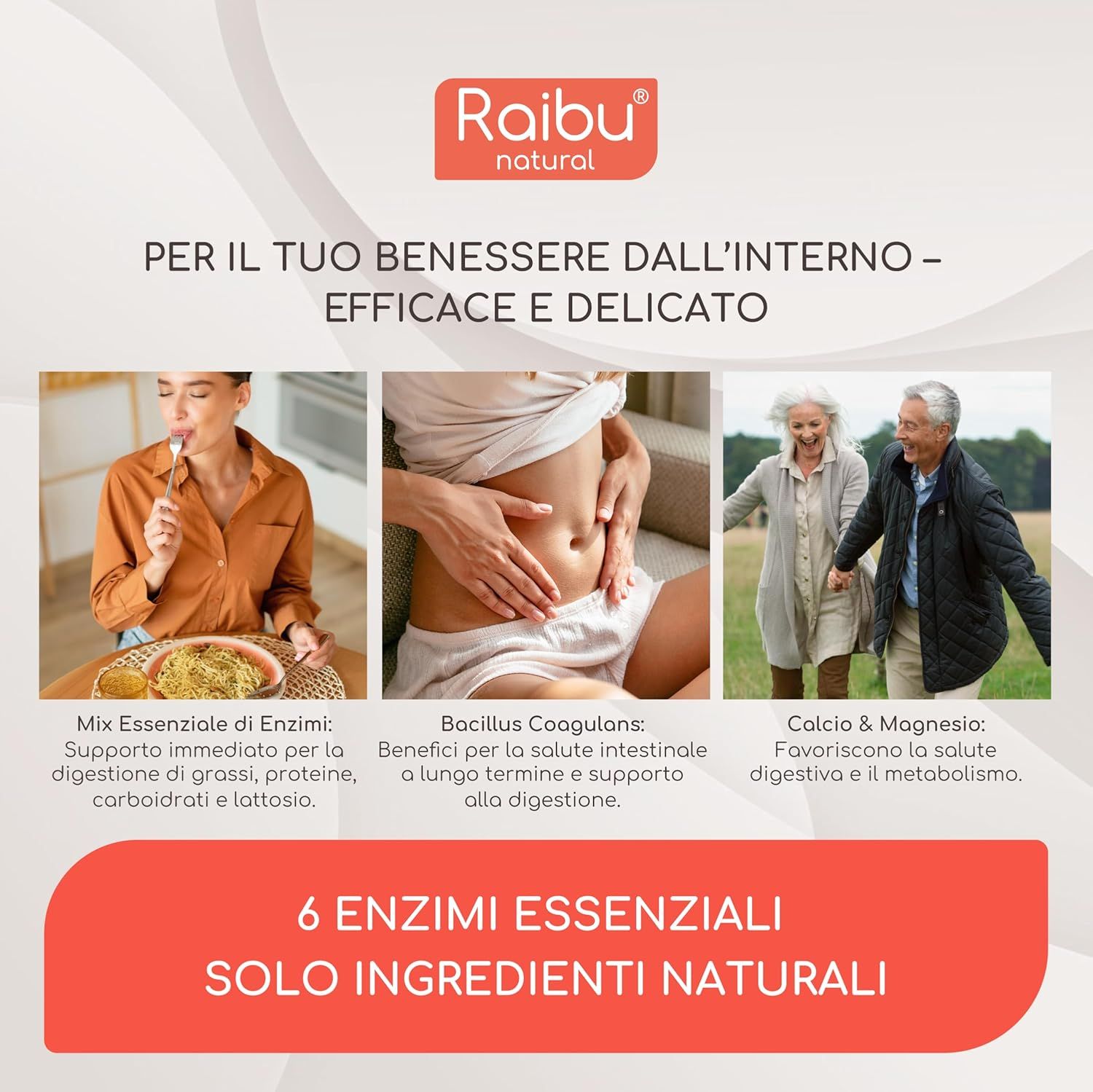 Enzimi Digestivi Capsule ad Alta Potenza - RAIBU