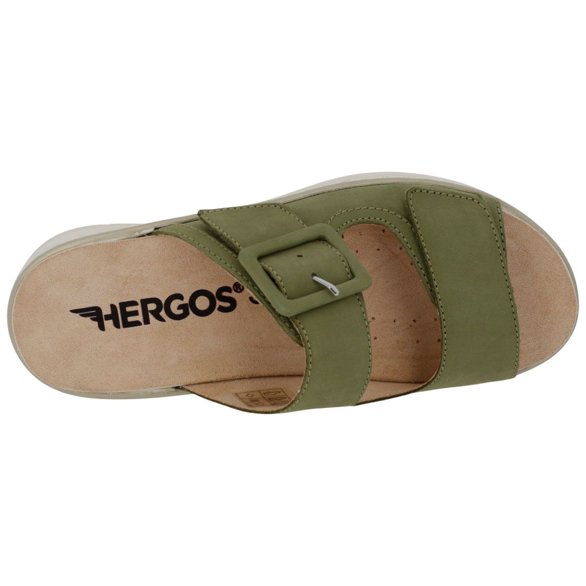 Hergos H5700 - Sabot in pelle ingrassata con plantare estraibile