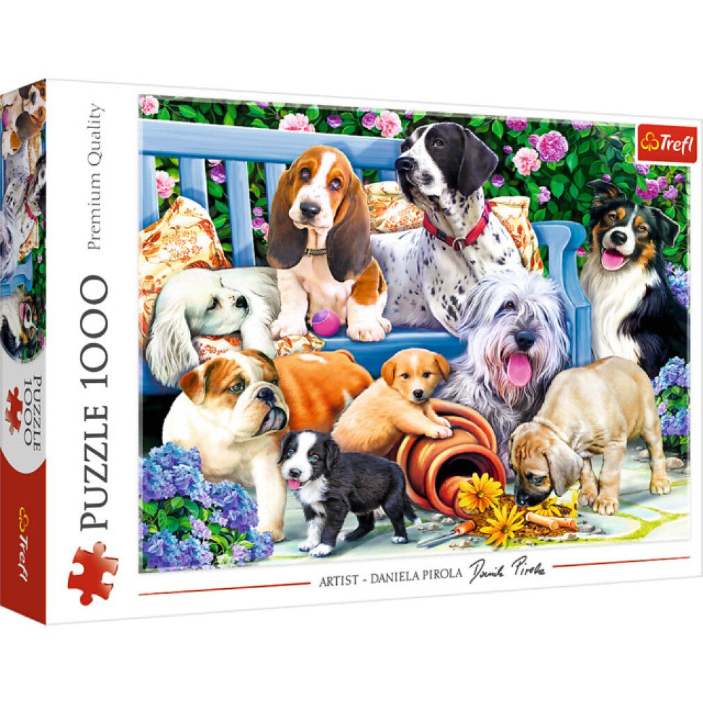 Puzzle 1000 ? Cani in giardino