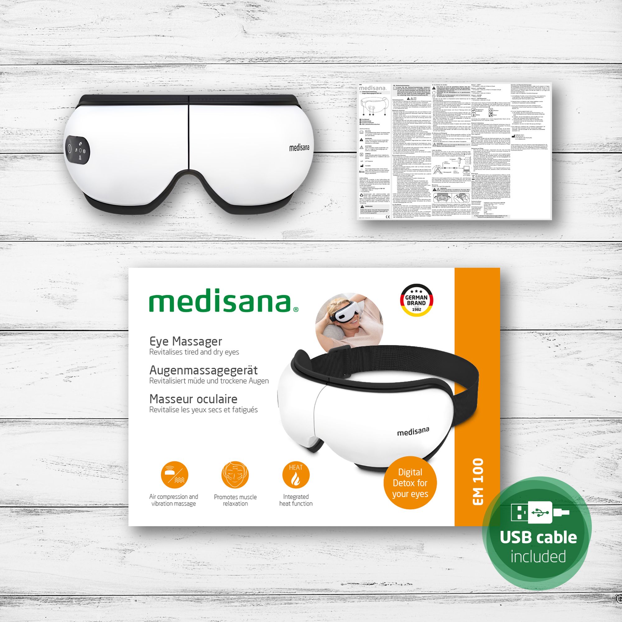 medisana EM 100 massaggiatore oculare