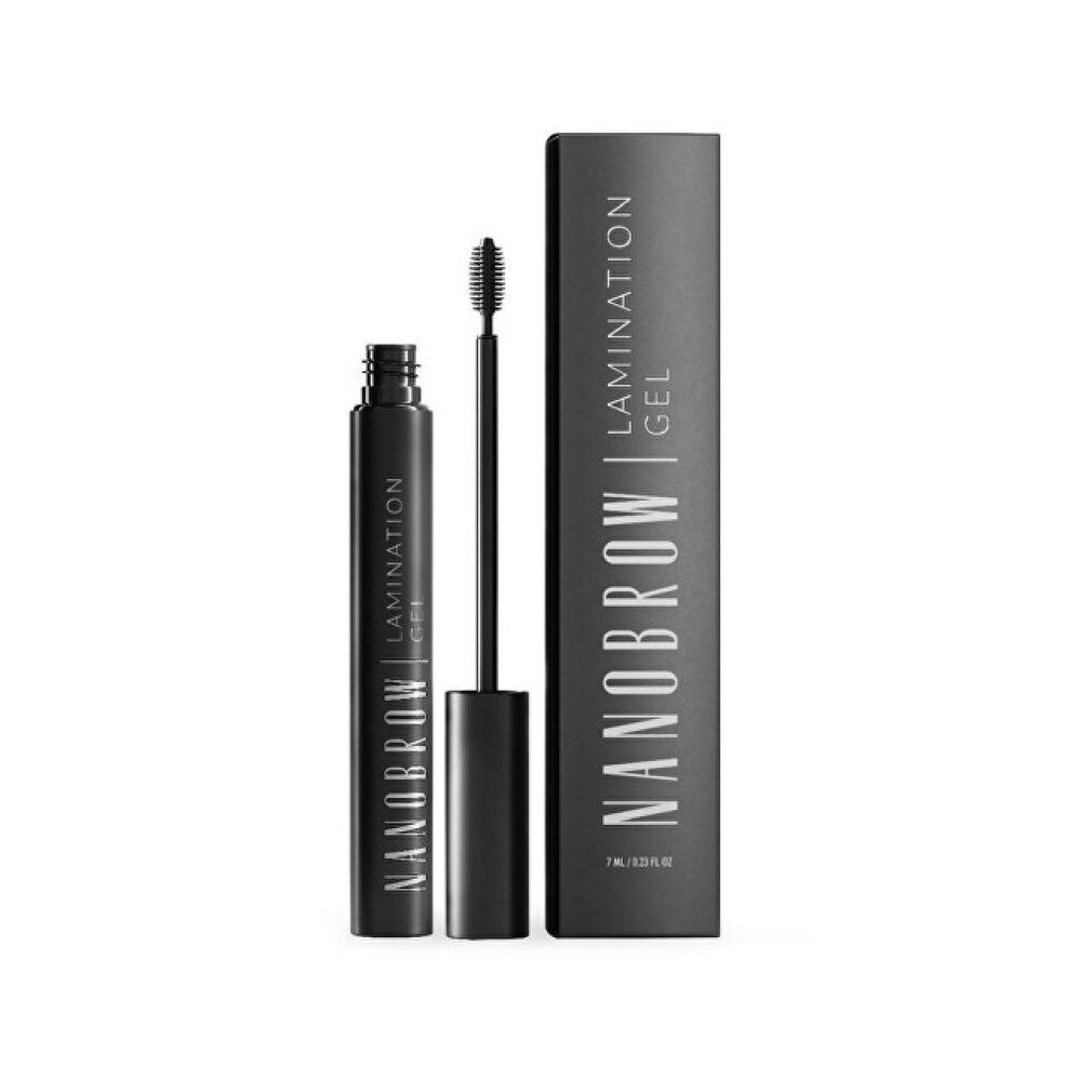 Nanobrow Lamination Gel Brown: flacone e confezione.