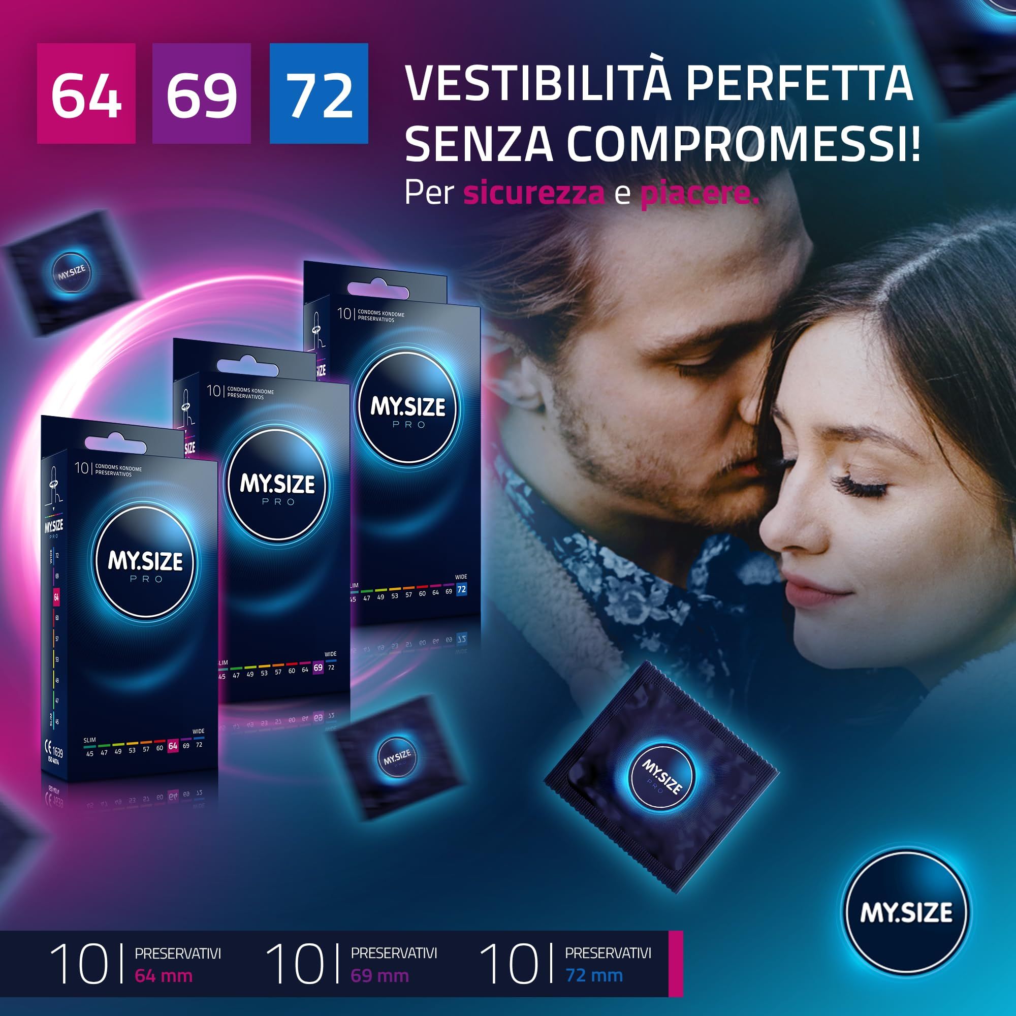 MY.SIZE PRO ELITE Set Preservativi