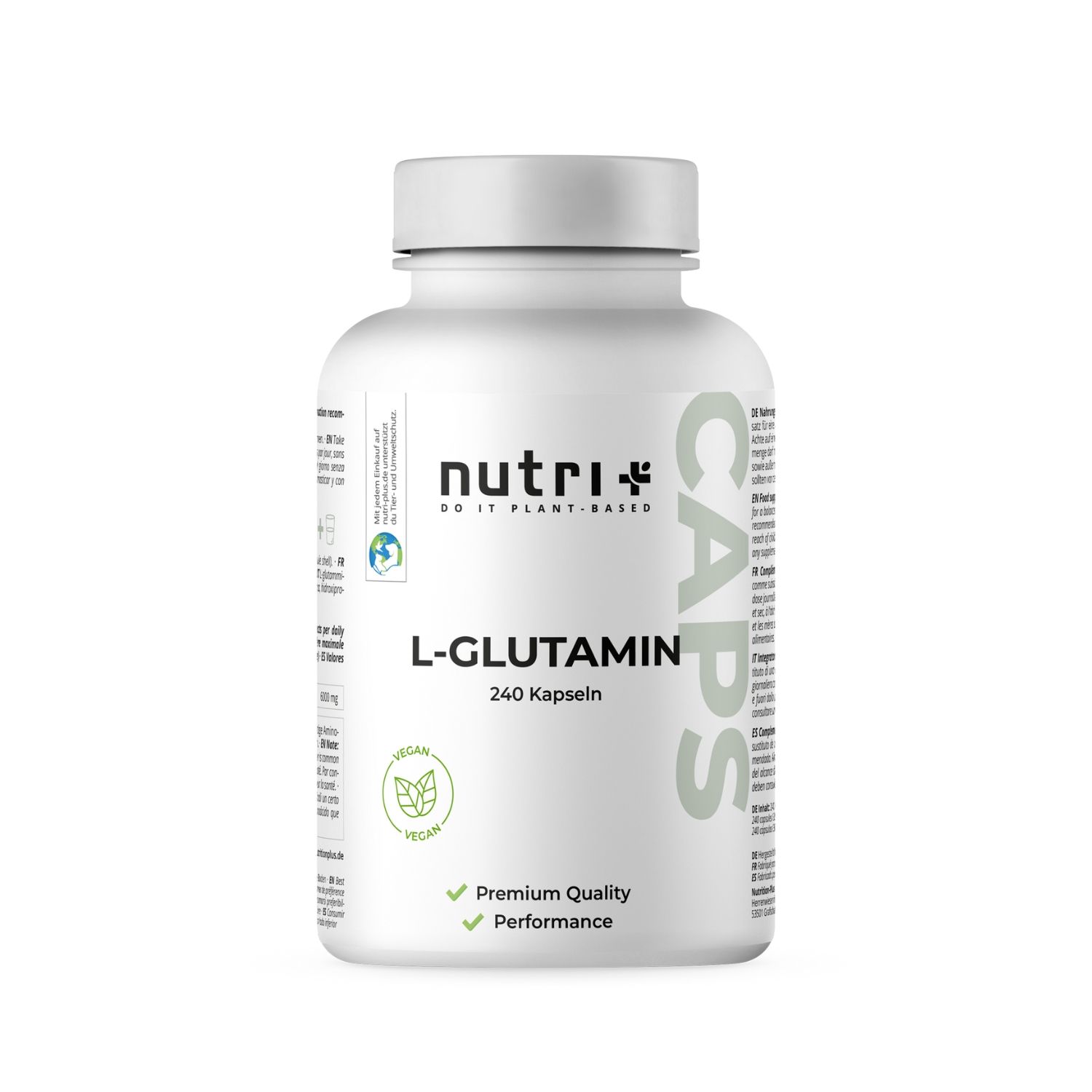 Nutri+ L-Glutammina 240 Capsule Aminoacido