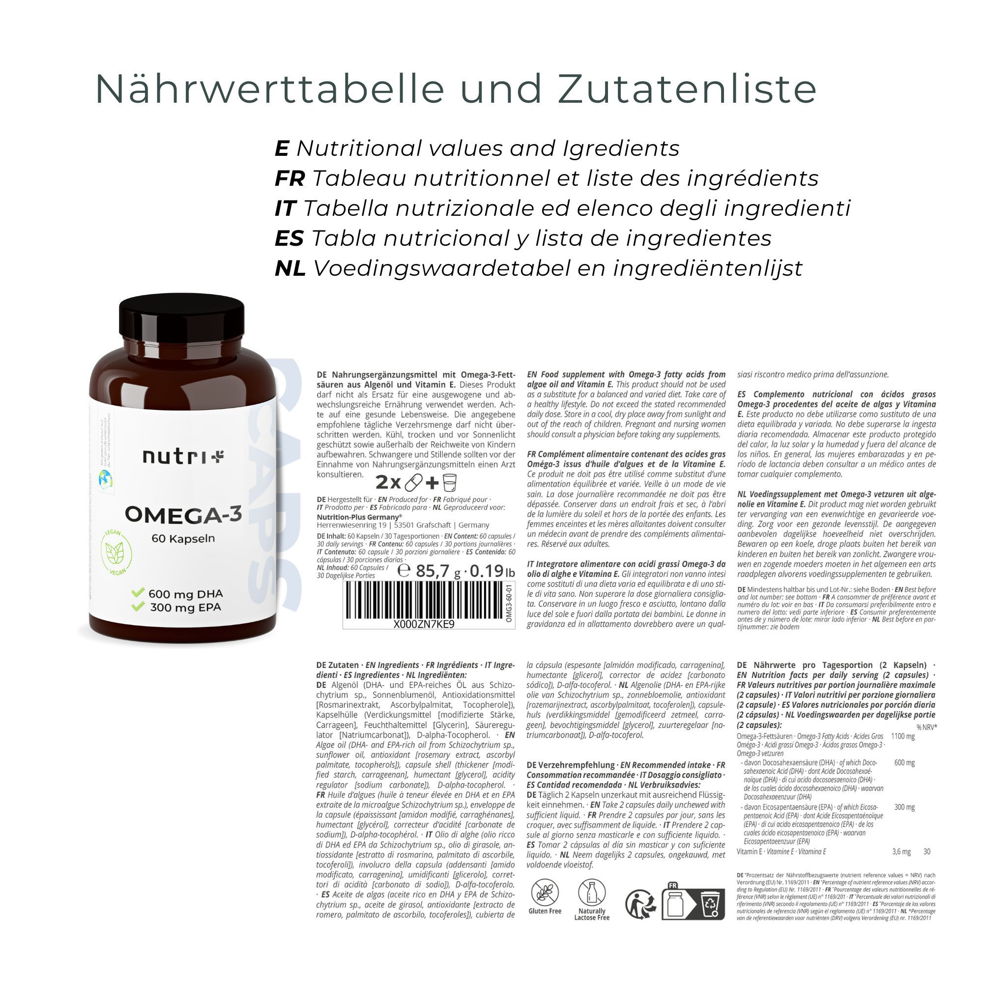 Integratore Di Olio Di Origano Capsule Softgels 2 In 1 6000mg - Foto 8