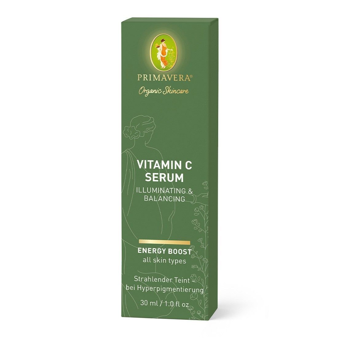 Primavera Organic Skincare Siero alla Vitamina C Illuminante e Riequilibrante Energia Boost