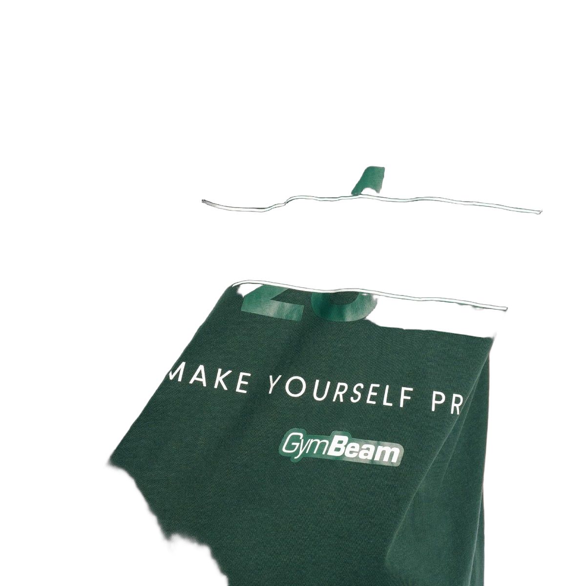 GymBeam T-shirt uomo oversize a manica corta in cotone Zone Forest
