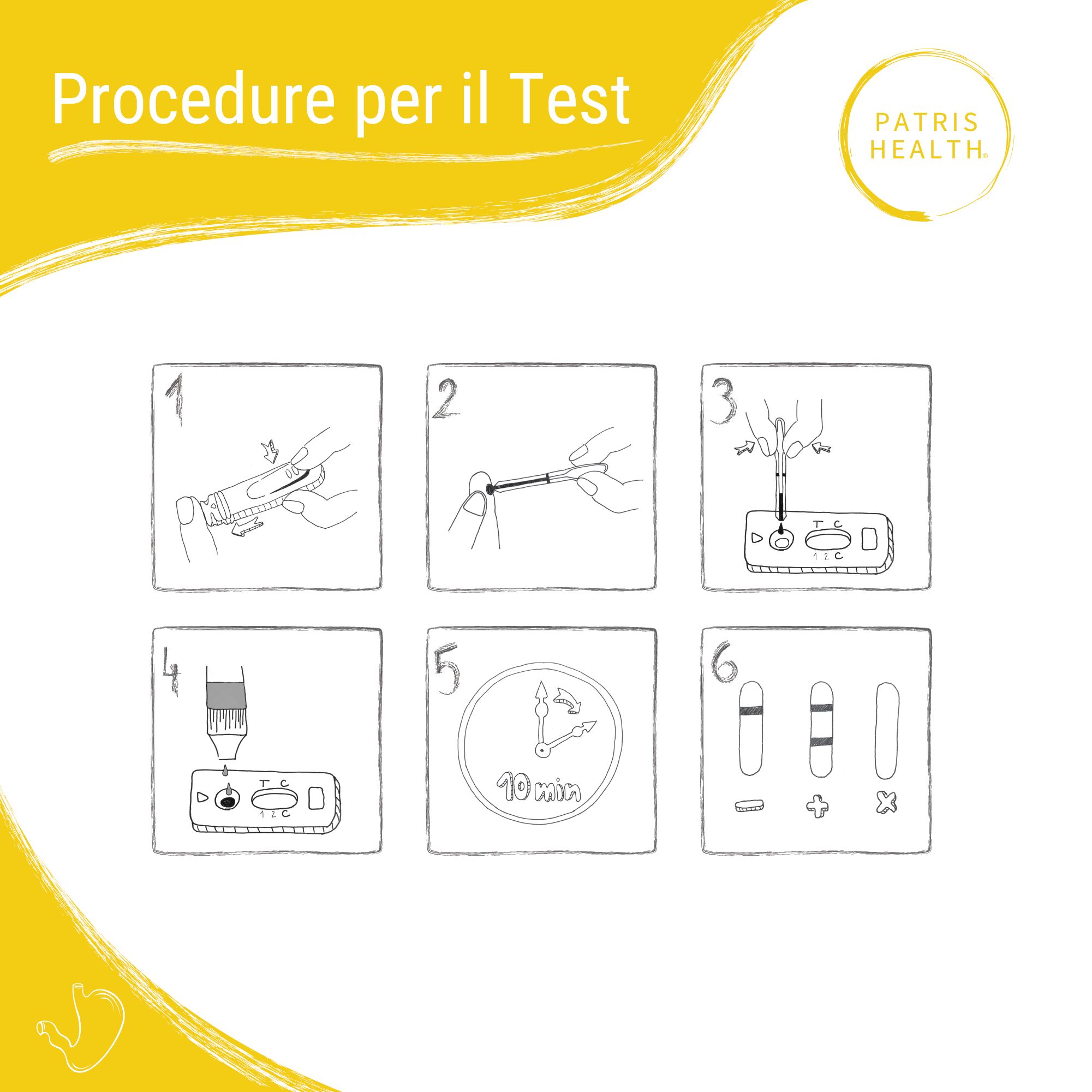 Test per l’Helicobacter pylori Patris Health®