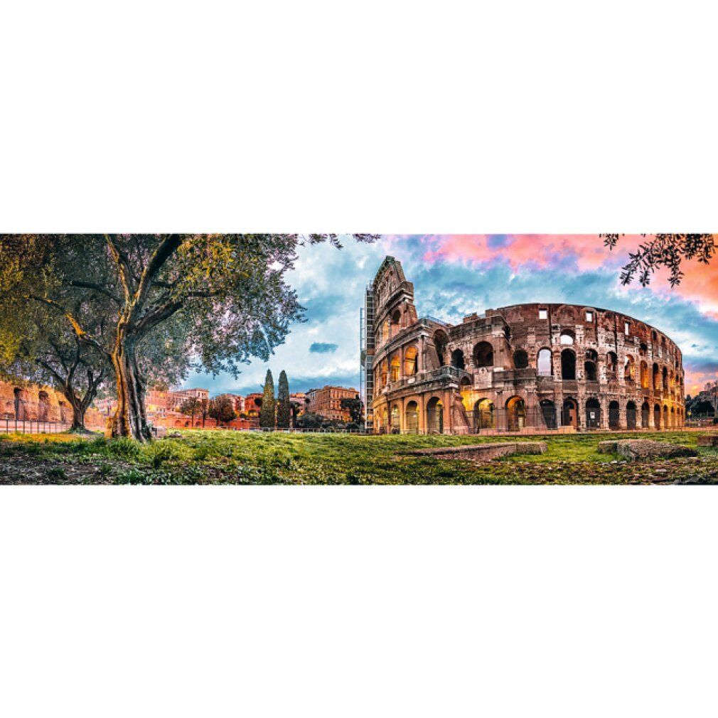 Puzzle panoramico trefl Colosseo all'alba 1000 pezzi