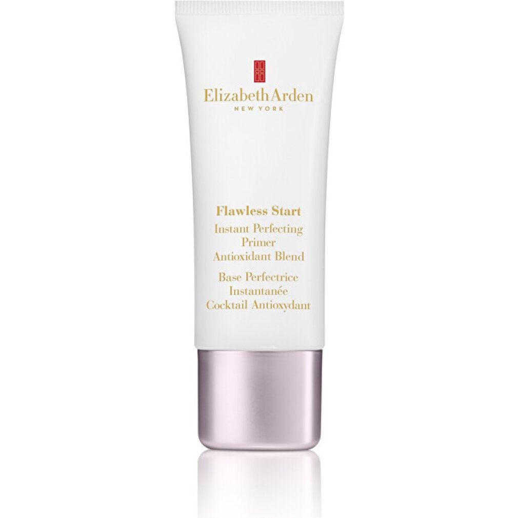 Primer Perfezionatore Istantaneo Flawless Start Elizabeth Arden in un tubetto bianco con tappo argentato.