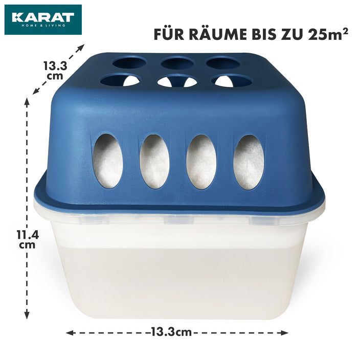 KARAT deumidificatore d’aria Hava con ricariche - deumidificatore ambienti Blu