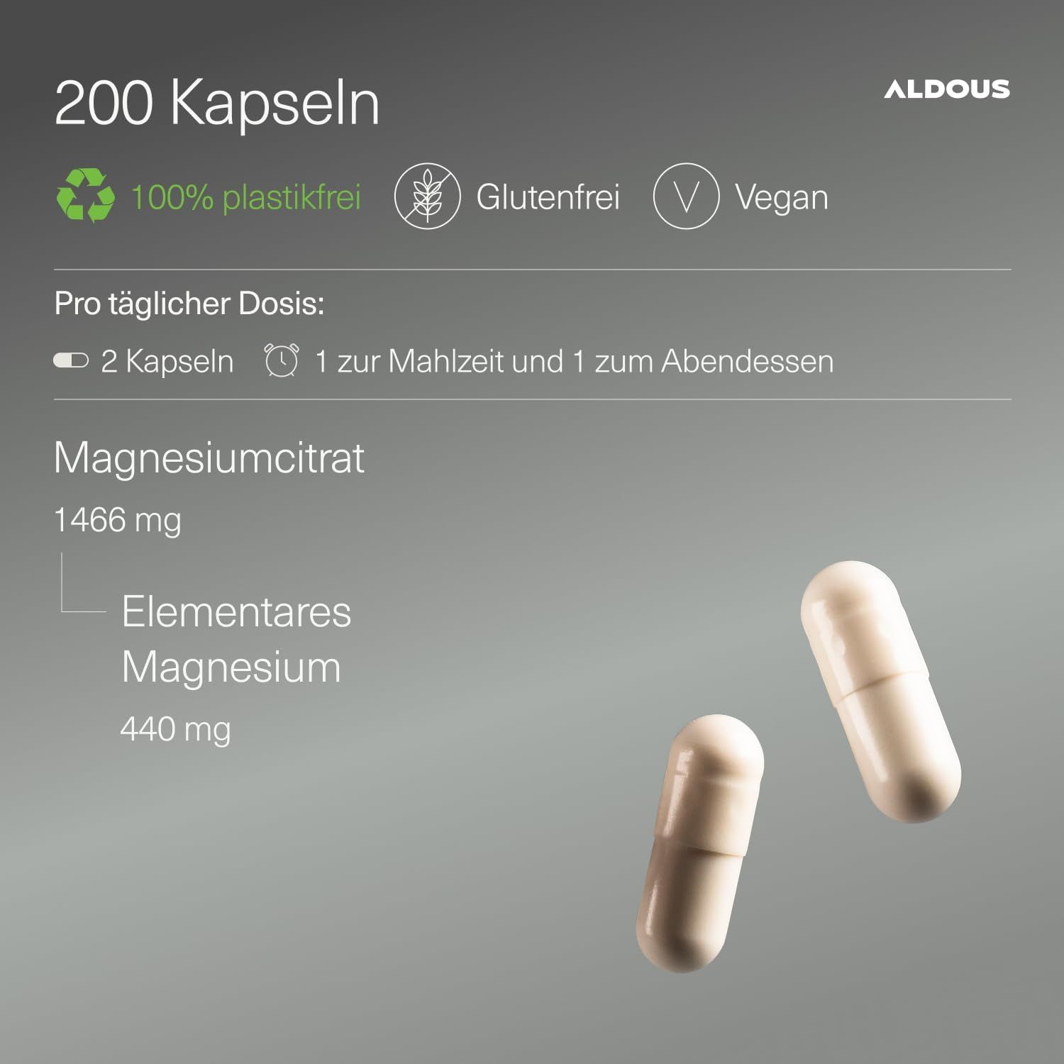 Aldous Capsule di Magnesio Citrato