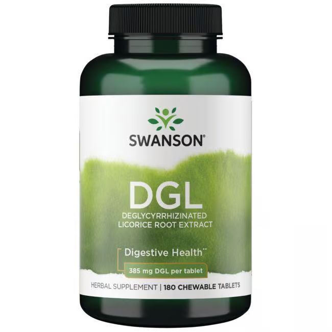 SWANSON DGL Estratto di radice di liquirizia deglutinata 385 mg