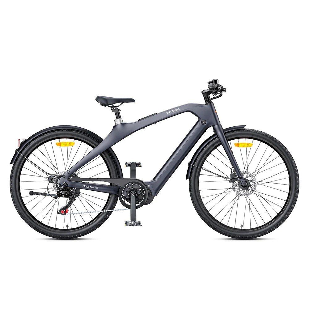 Bicicletta elettrica in fibra di carbonio Engwe N1 PRO con motore centrale da 250 W, 360 Wh