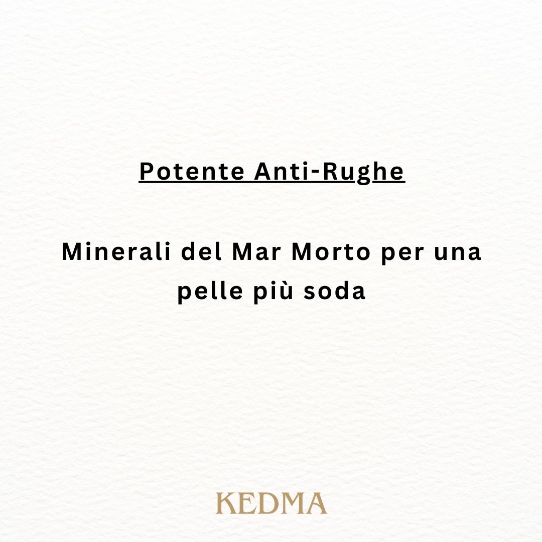Kedma - Siero Viso Uomo con Minerali del Mar Morto