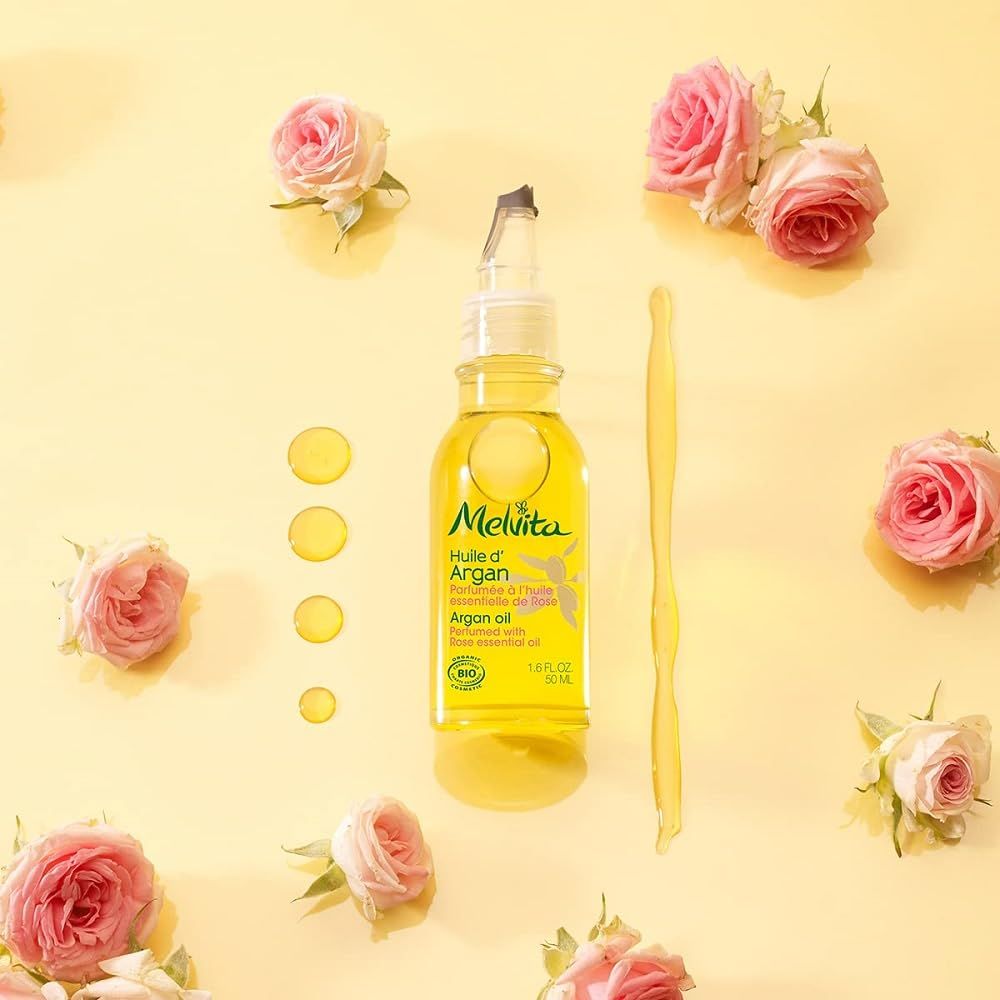 Melvita Olio di Argan Biologico Profumato alla Rosa 50 ml