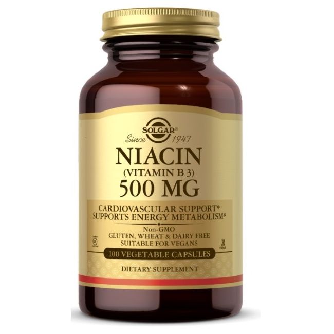 SOLGAR Niacina (vitamina B3) 500 mg
