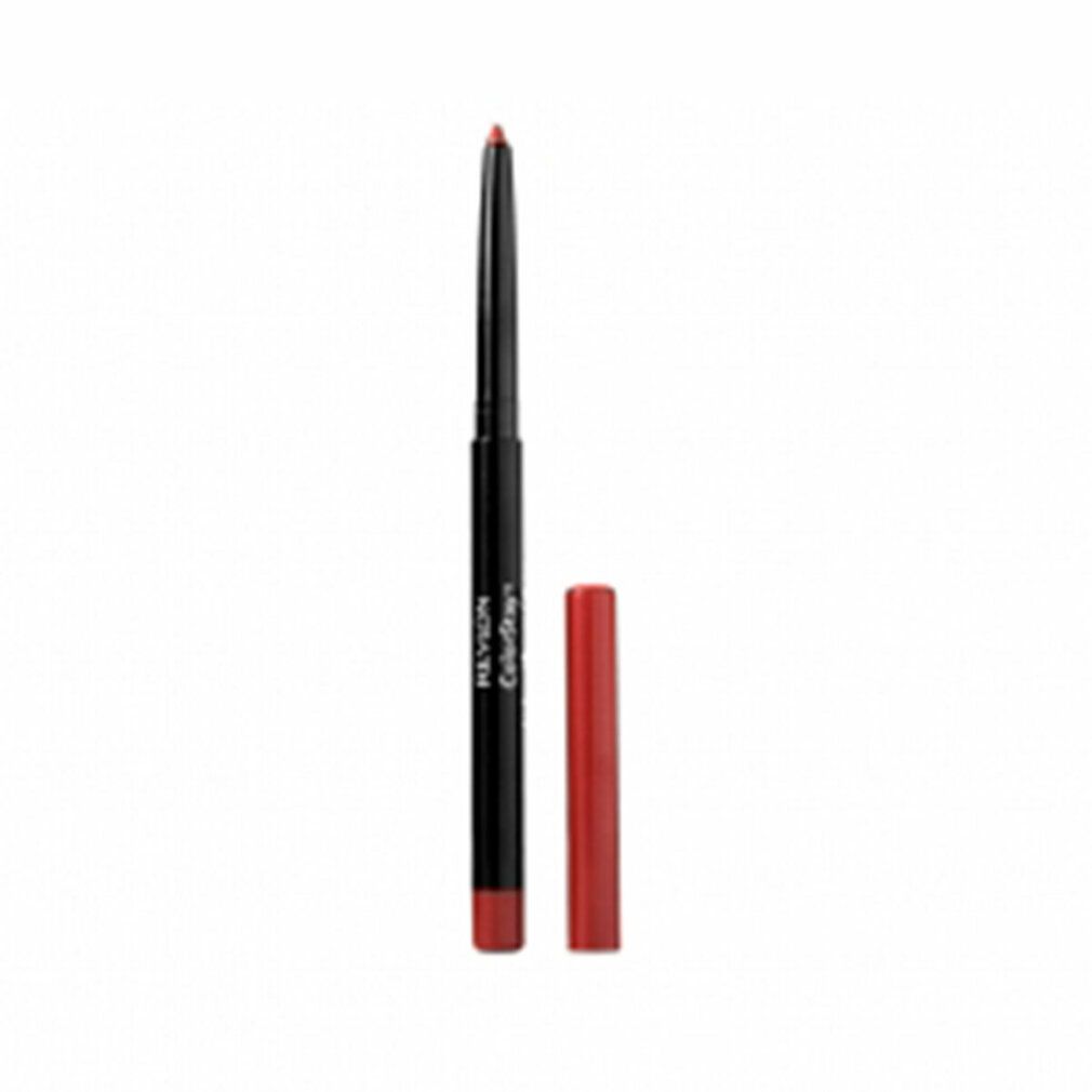 Matita labbra Revlon Colorstay rossa, cappuccio accanto.