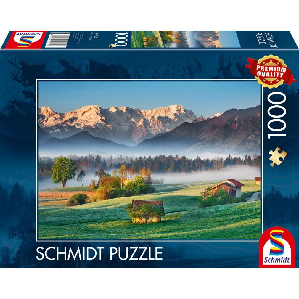 Puzzle schmidt Garmisch Partenkirchen - Murnauer Moos 1000 pezzi