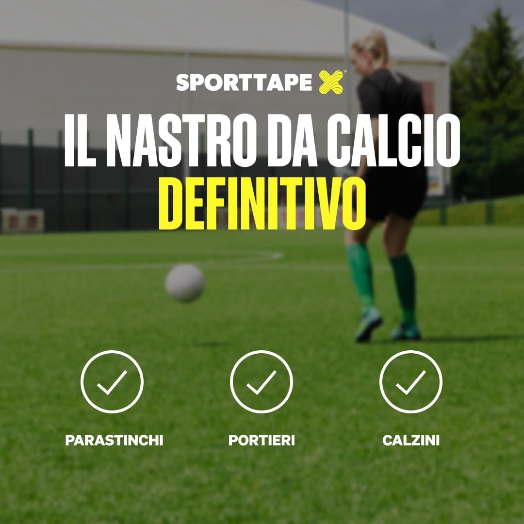SPORTTAPE Bendaggio Autoadesivo - 5 cm x 4,5 m Misto