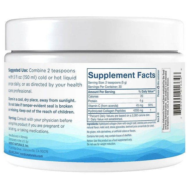 NORDIC NATURALS Nordic Beauty Marine Collagen - gusto fragola
