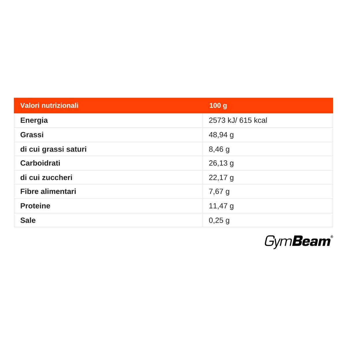 GymBeam Crema di Nocciole & Cacao BIO spalmabile biologica