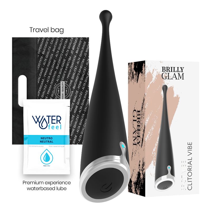 Vibratore clitorideo orgasmico in silicone Spot Vibe nero
