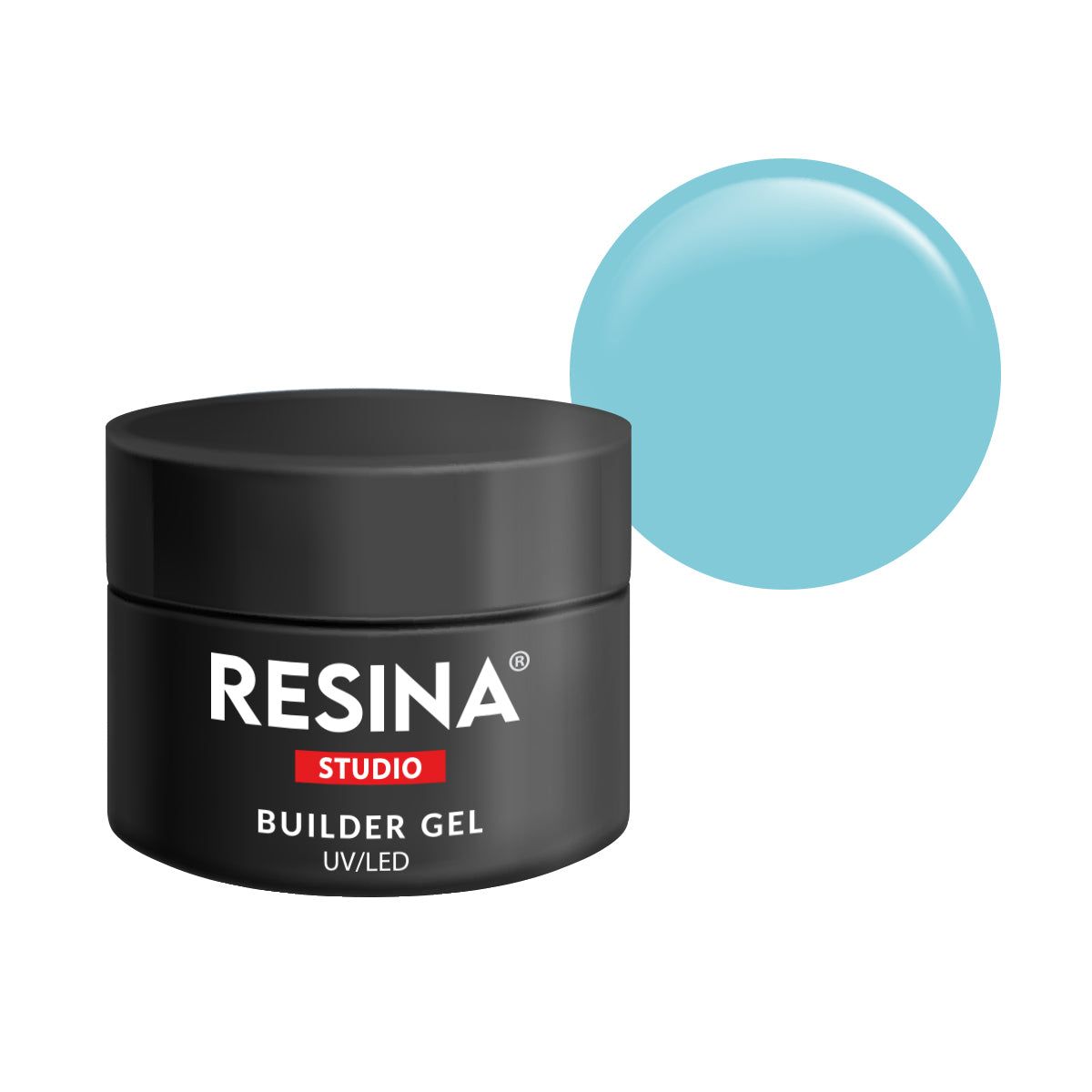 LCI Cosmetics - Builder Gel ricostruzione 15 ml - FROZEN BLUE (semitrasparente) LCI Resina Studio