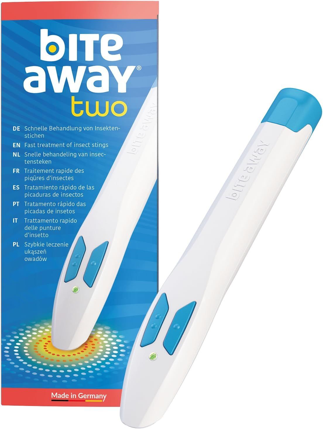 bite away Two, l’originale dispositivo per il trattamento delle punture di insetti