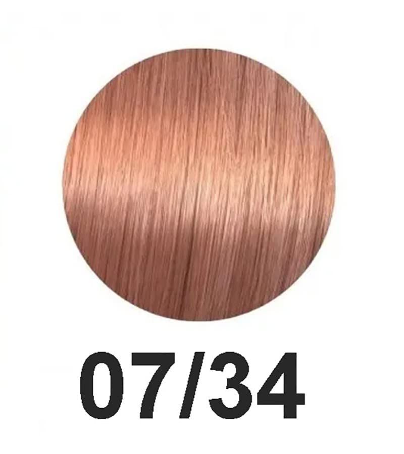 WELLA SHINEFINITY Paprika Spice 07/34 — Biondo rame dorato medio, 60 ml — Colore demi-permanente