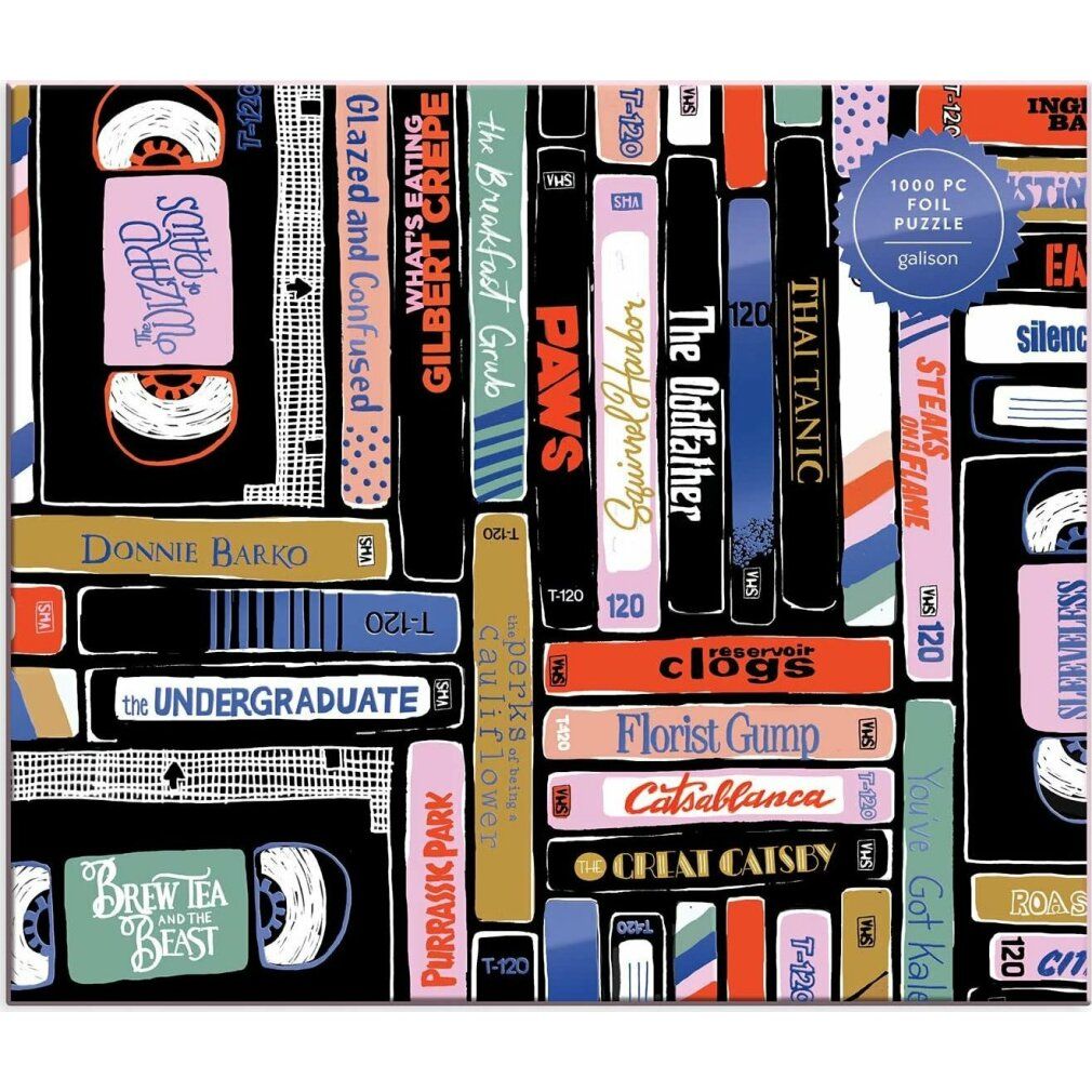galison Puzzle metallico Videotape 1000 pezzi