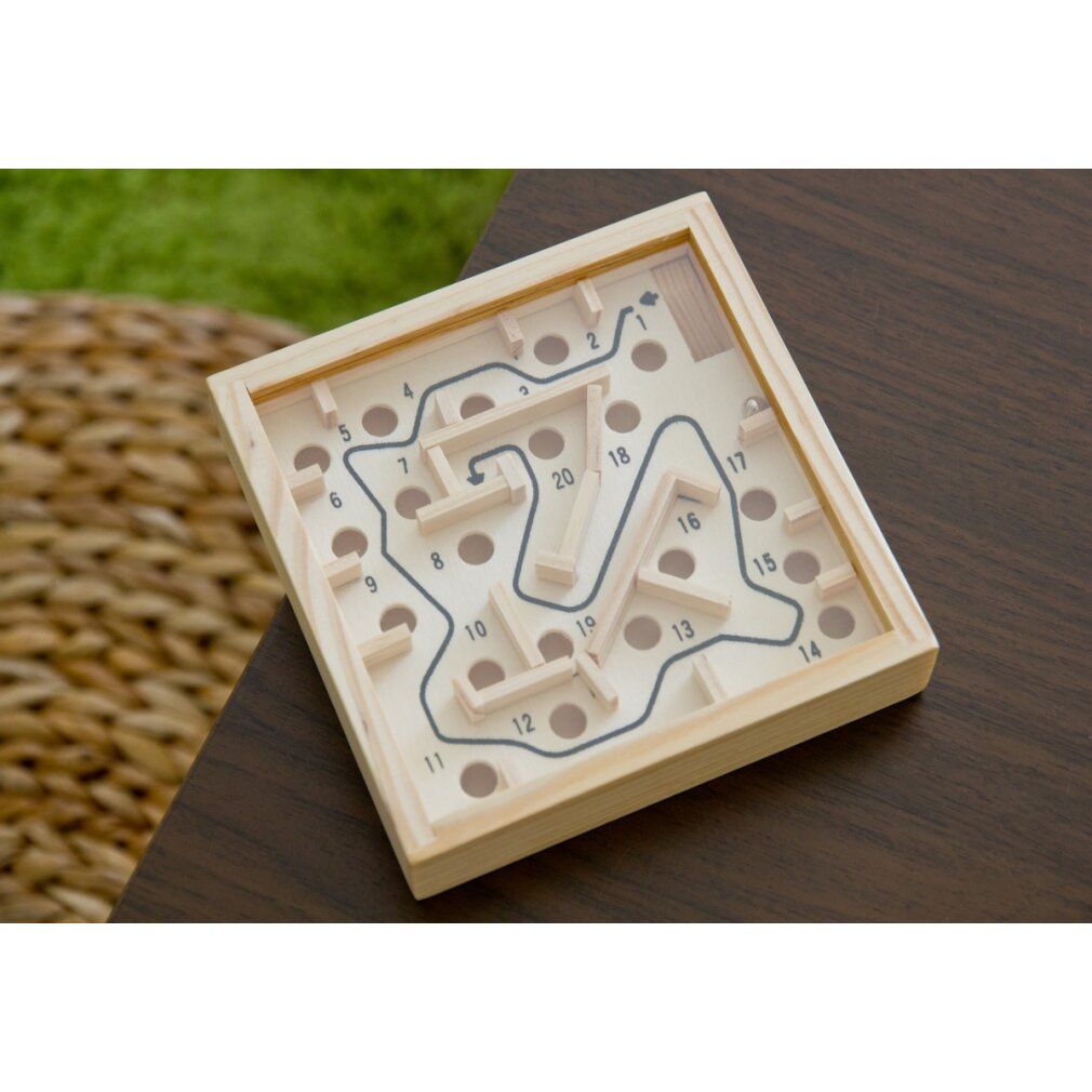 Labirinto in legno ng 12x12cm