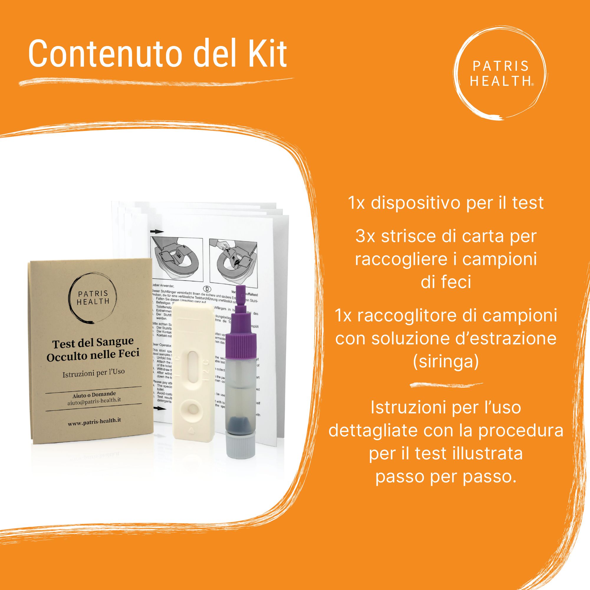 Test del Sangue Occulto nelle Feci Patris Health®
