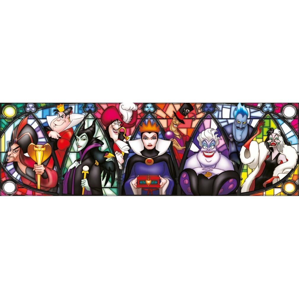 Clementoni 39516 - Villains Disney - Puzzle da 1000 pezzi - Collezione Panorama