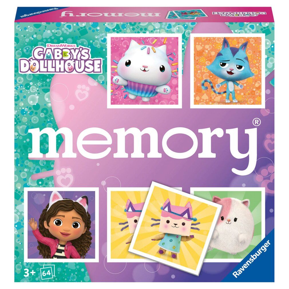 Ravensburger memory - La casa delle bambole di Gabby, gioco di memoria