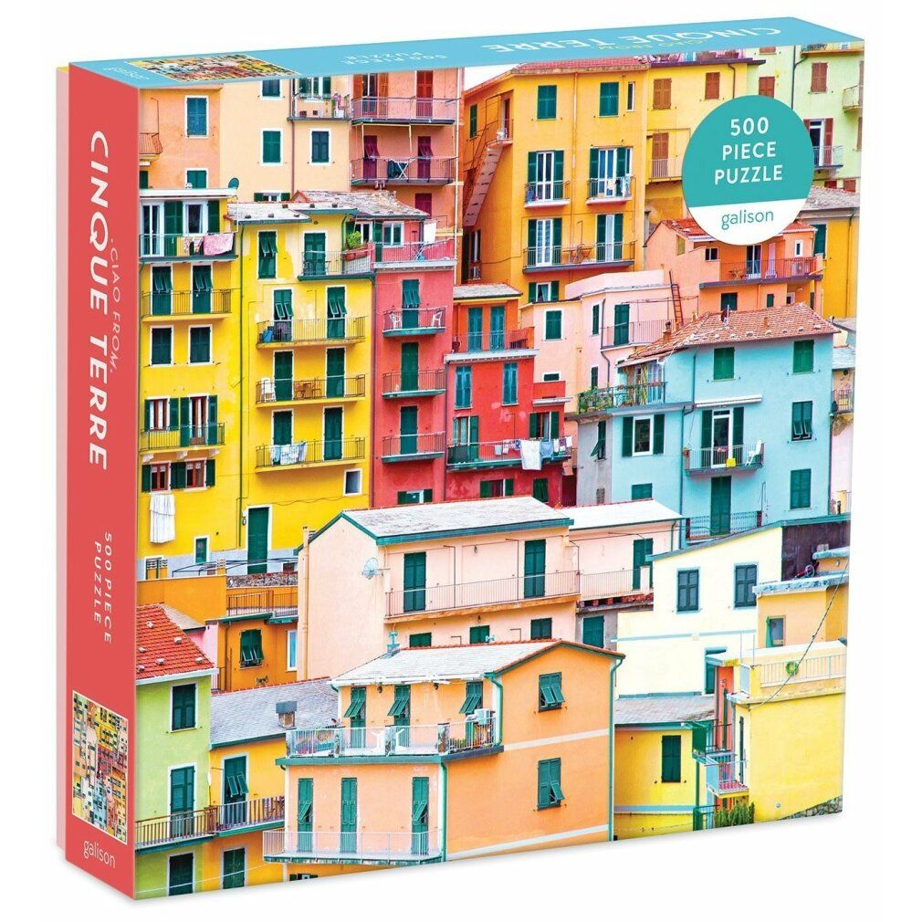 galison Puzzle quadrato Grüße delle Cinque Terre 500 pezzi