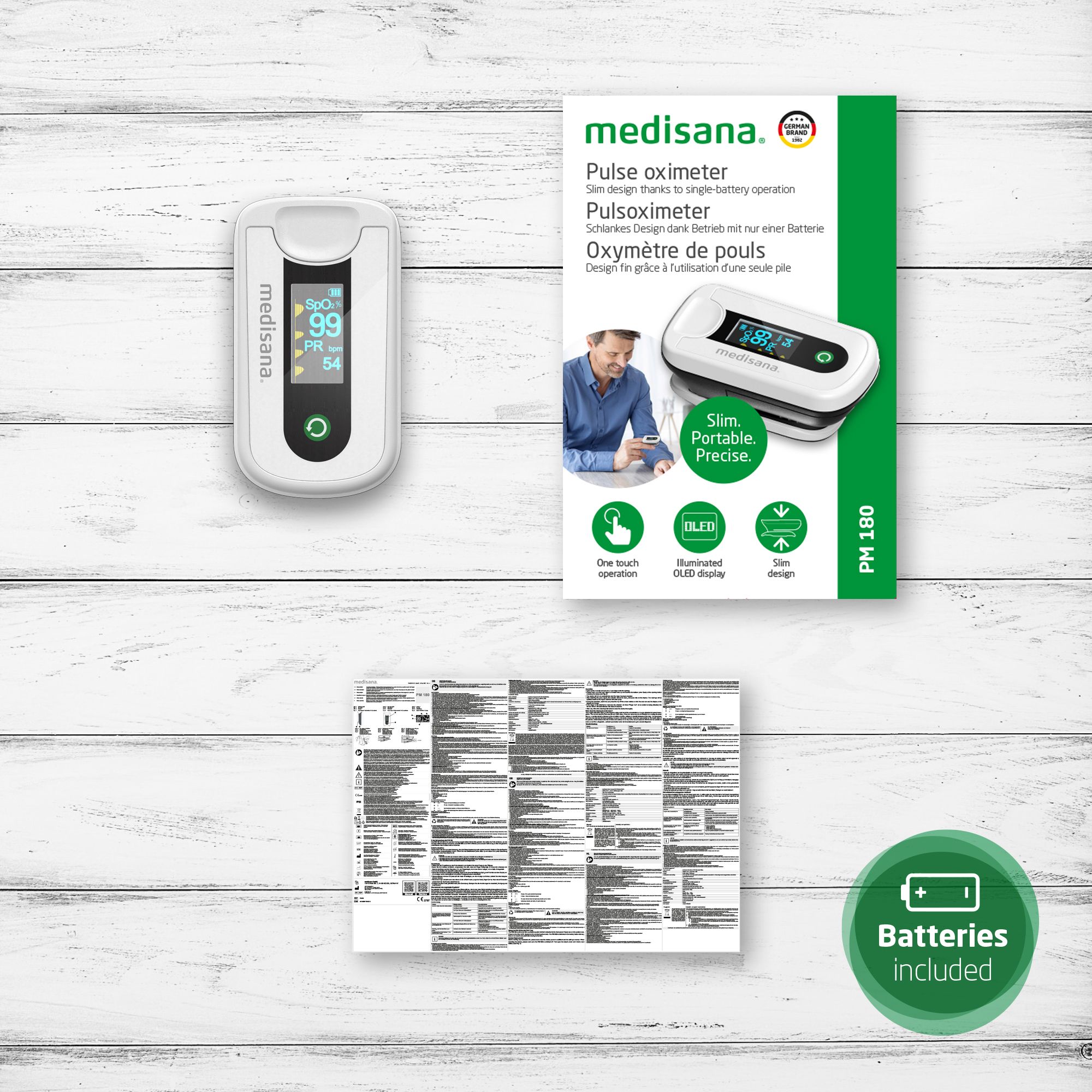 medisana PM 180 pulsossimetro