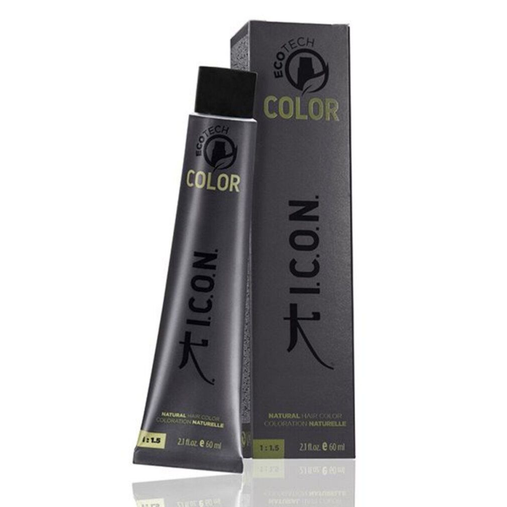 Tubo e confezione neri con scritta COLOR e I.C.O.N. Scritta. Colori naturali. 1:1,5. 2,1 fl.oz 60 ml.