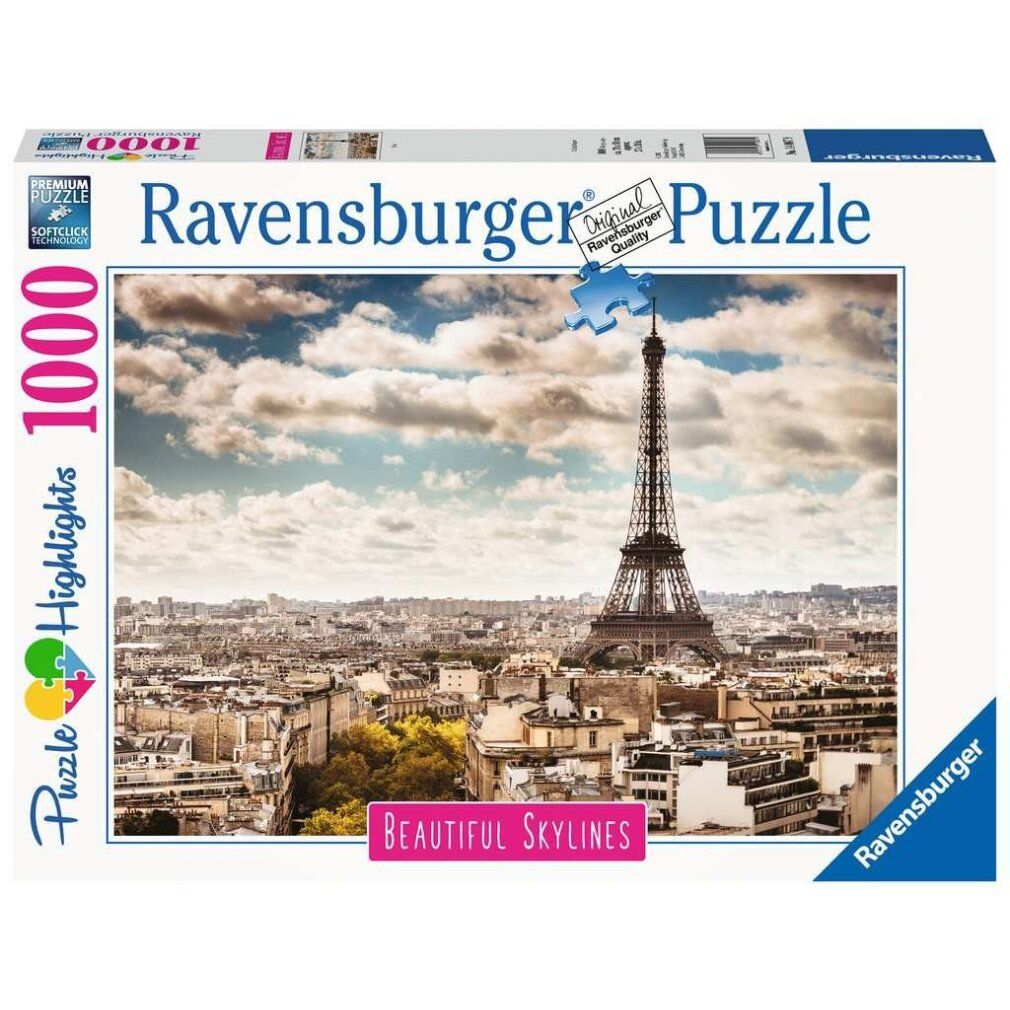 Puzzle Beautiful Skylines - Parigi (1000 pezzi)