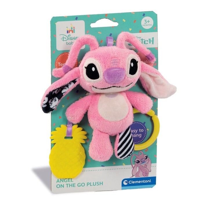Clementoni Disney Baby Angel Soft Rattle giocattolo da appendere per bambini