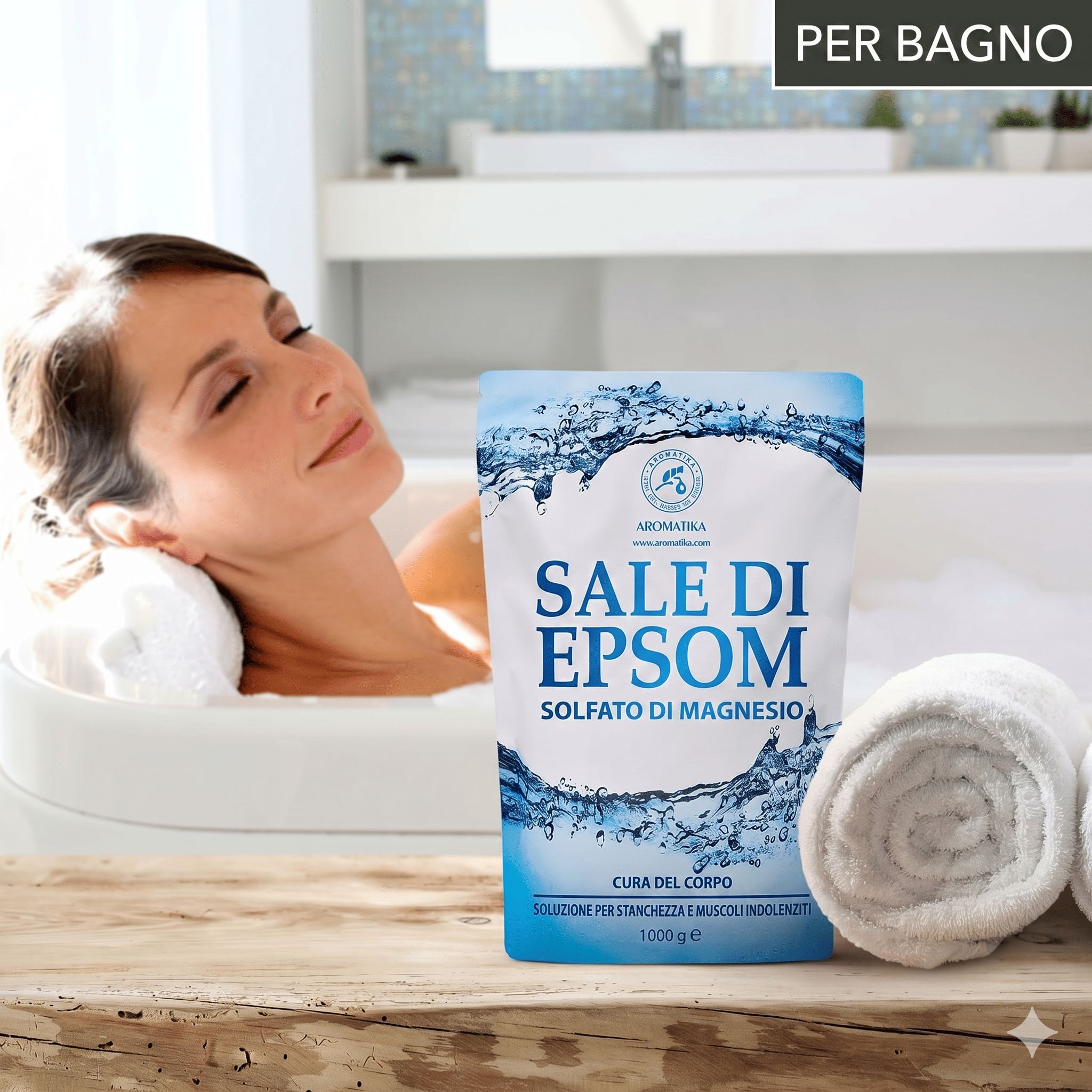 Sale di Epsom AROMATIKA – sale da bagno