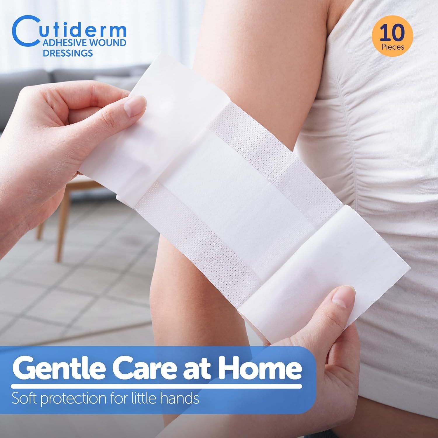 Bendaggio autoadesivo per ferite 10 x 20 cm Cutiderm