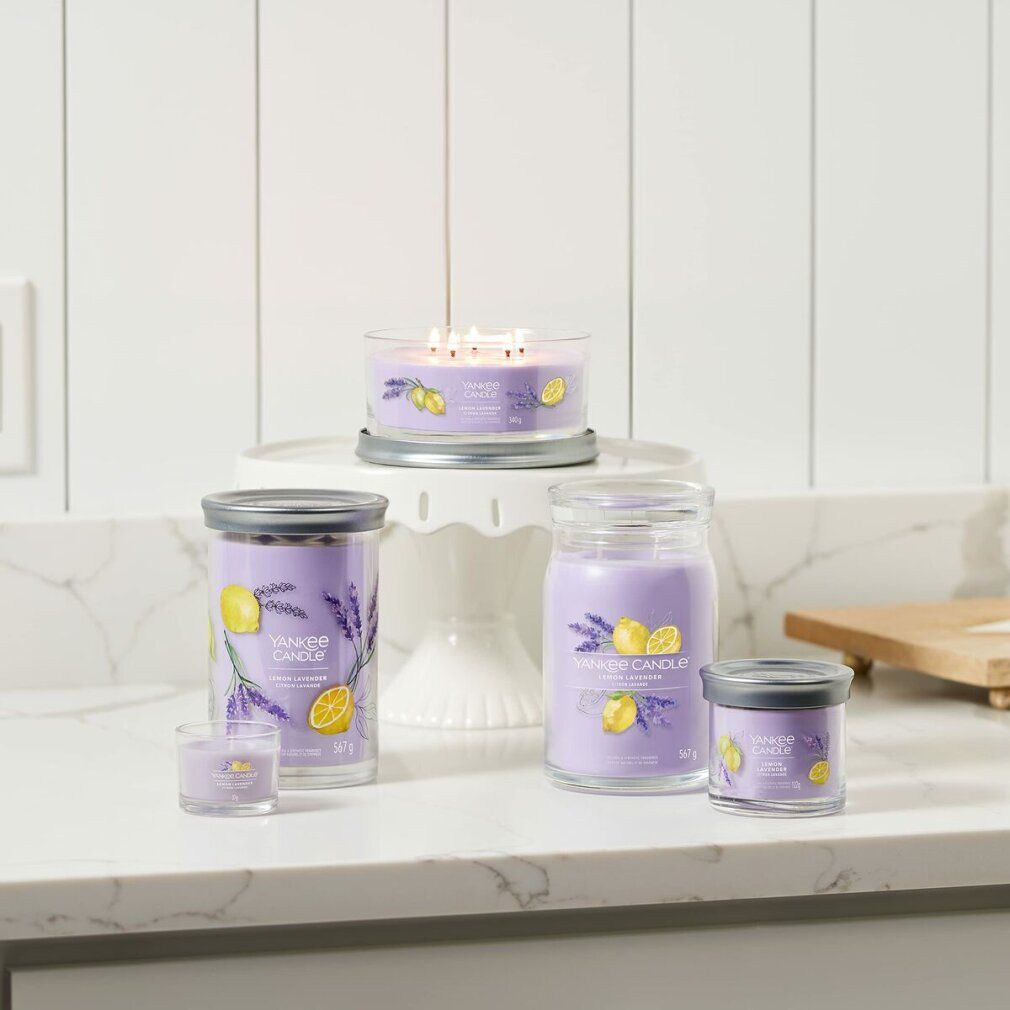 Yankee Candle Lemon Lavender Signature - Giara grande