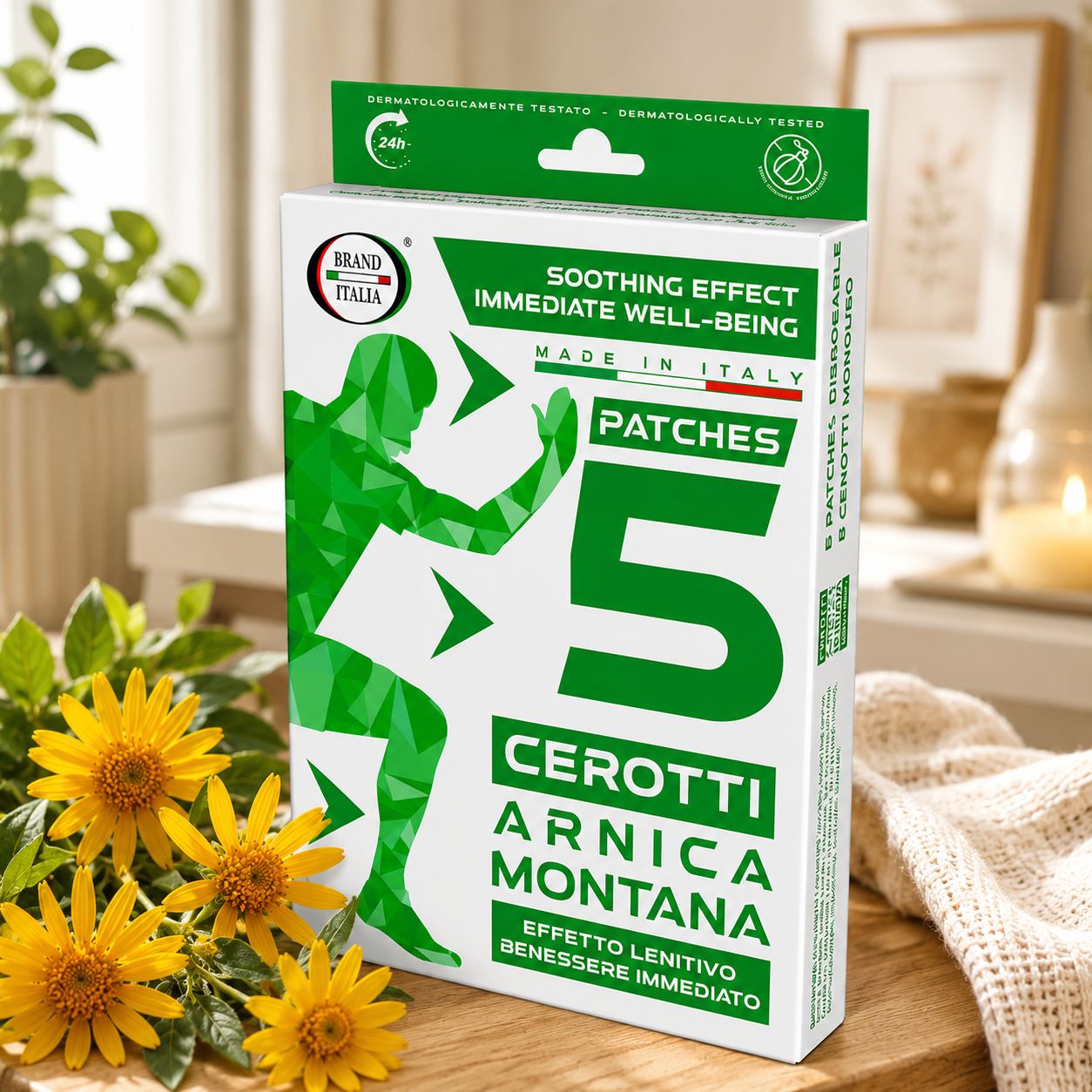 BRAND ITALIA 5 cerotti all'Arnica Montata