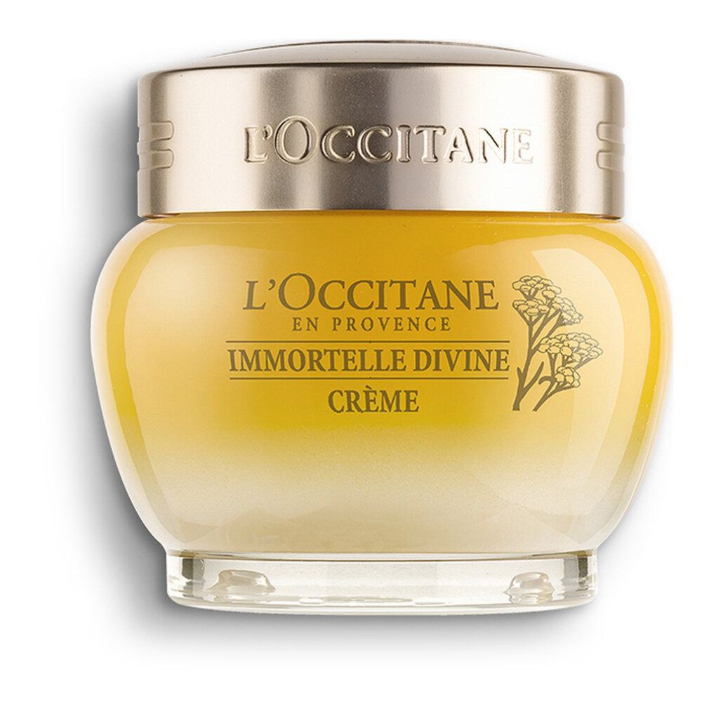 L'Occitane Immortelle Divine Crema Viso 50 ml, ringiovanente per la pelle delle donne